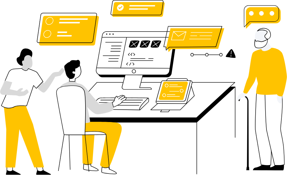 Web Development Illustration